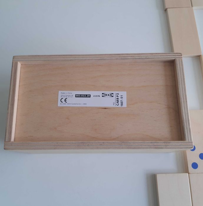 IKEA Lattjo Wooden Domino Game – Large Pieces, Complete Set64552980259459121