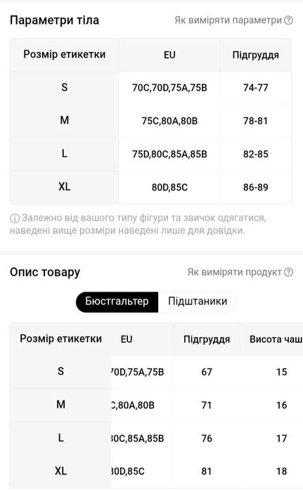 Купальник жіночий розмір М