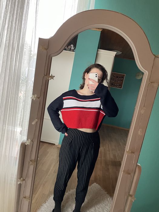 sweter croptop h&m