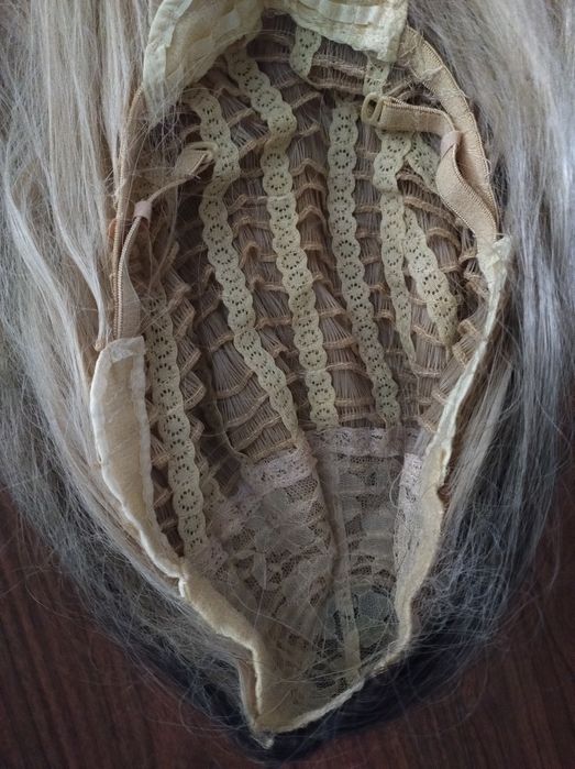 Peruka ombre JASNY PLATYNOWY BLOND  długa gęsta  bal karnawałowy