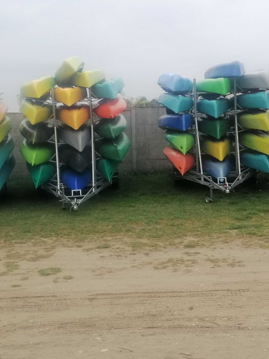 Nowa Przyczepa na  10 kajaków nowa