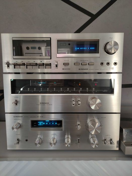 Pioneer wieża Blue Line wzmacniacz SA 508, deck, radio, gramofon