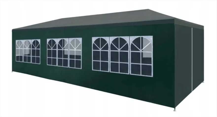 Павільйон садовий Avko Garden 3х9 м з 8 стінками зелений