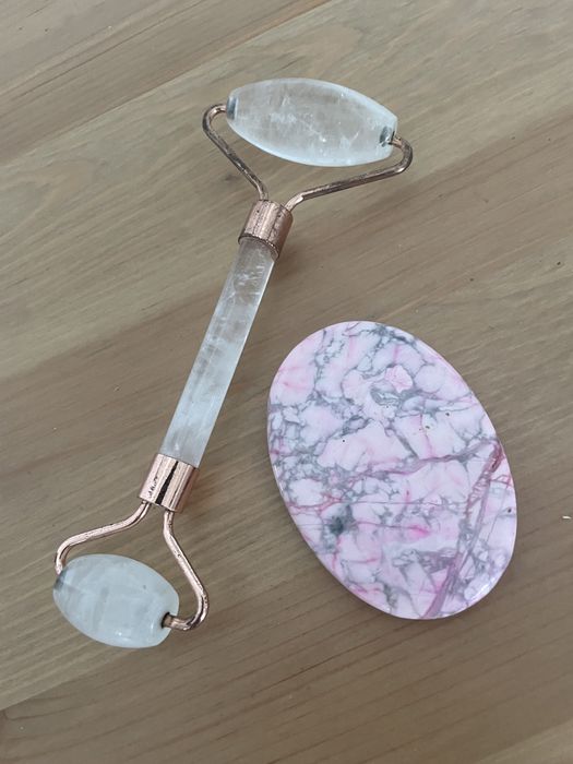 Tratamento pele firmeza quartzo roller