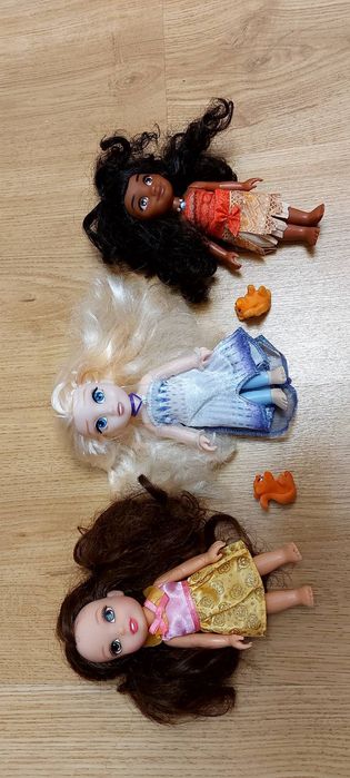 Набор Принцессы Дисней Jakks США  мини малышки Моана Эльза Белль