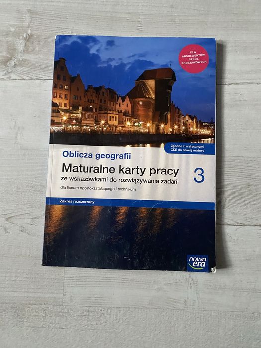 Oblicza geografii 3 Maturalne karty pracy zakres rozszerzony Nowa Era