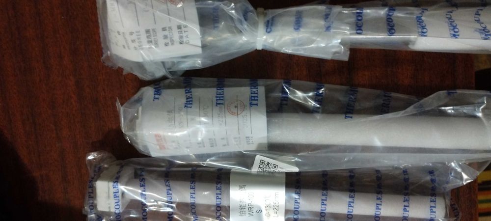 Термопара типа S, платина и родій, датчик температури WRP-100, 1350 гр
