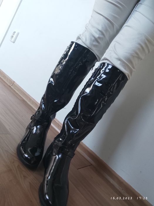 Kozaki damskie na zamek ocieplane