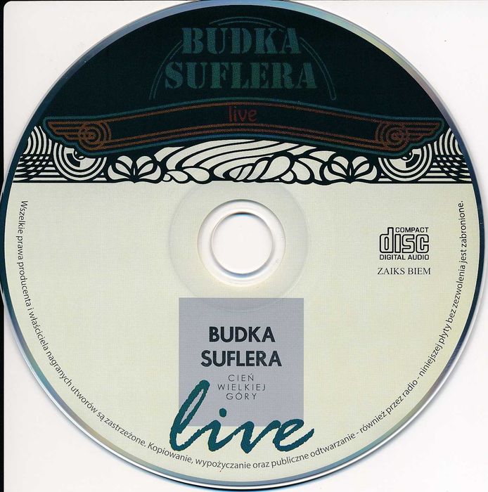 nowa płyta CD Budka Suflera – Cień Wielkiej Góry LIVE 2011