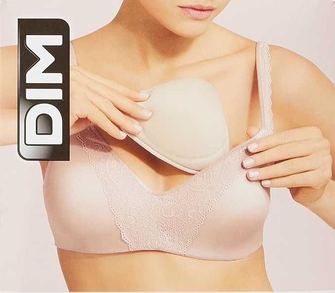 DIM Proteza Piersi Wkładka Do Biustonosza Miękka Wygodna Beżowy XL/42