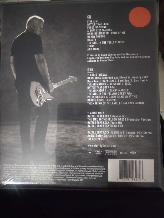 Daid Gilmour Rattte That Lock Deluxe Edittion CD + DVD