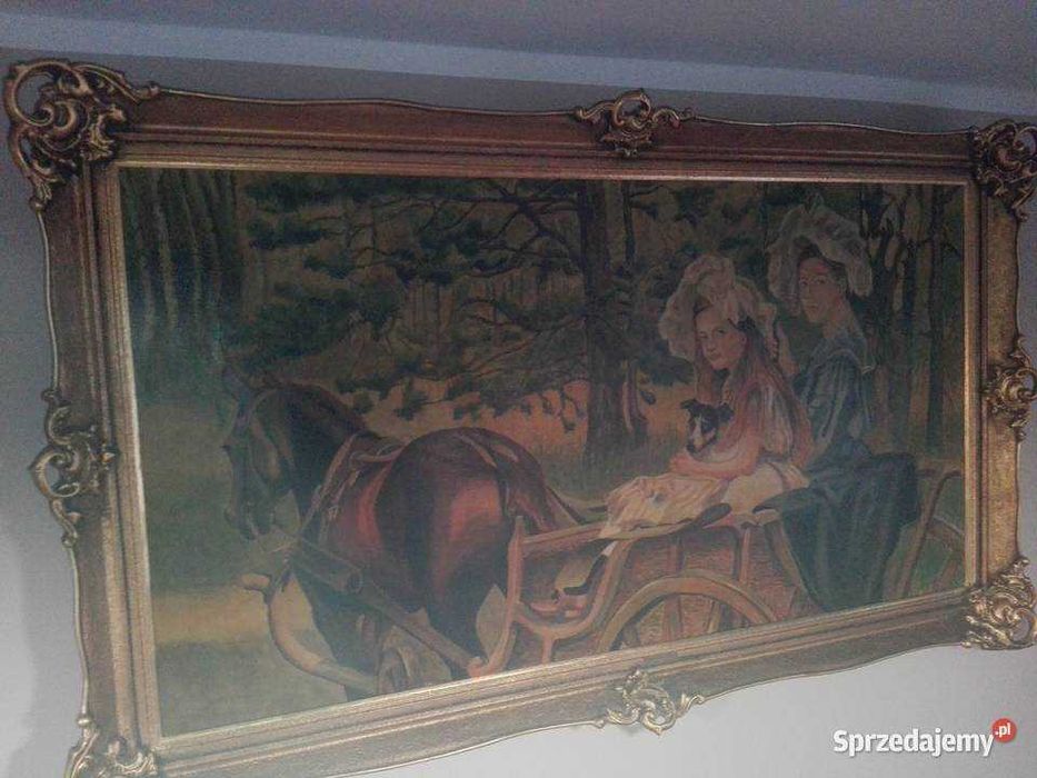 PORTRET CÓREK Magdaleny i Marii J. Wodyński 120 x 200 cm