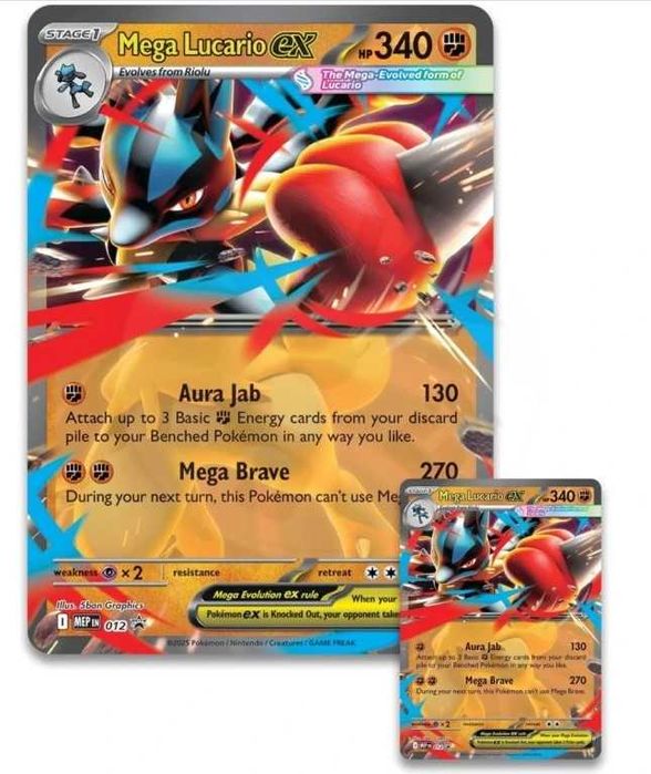 Pokémon TCG: Mega Lucario ex Figure Collection