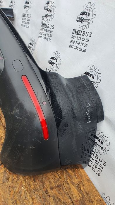 Бампер задній Volkswagen Touareg, таурег чорний