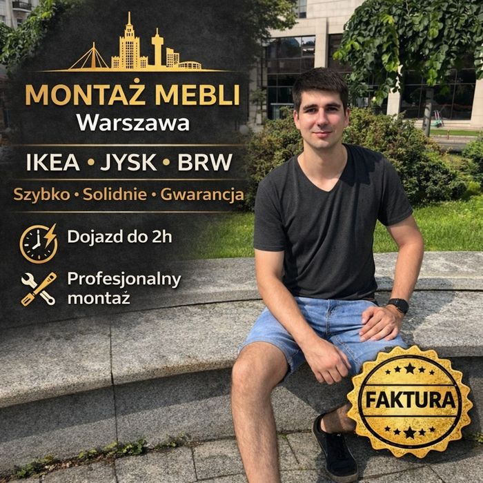 Złota rączka • Skręcanie mebli • Montaż mebli – Warszawa Faktura