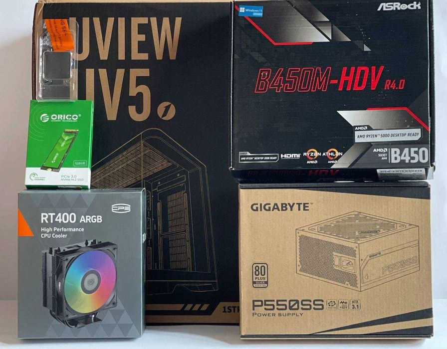 Топовий ПК! Гарантія! Asus RTX 3060 Ryzen 5 5600 16gb DDR4 M2 SSD!