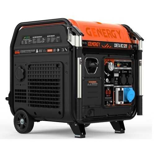 Генератор інверторний бенз GENERGY CRETA SILENT RC 7,5 кВт (240072090)