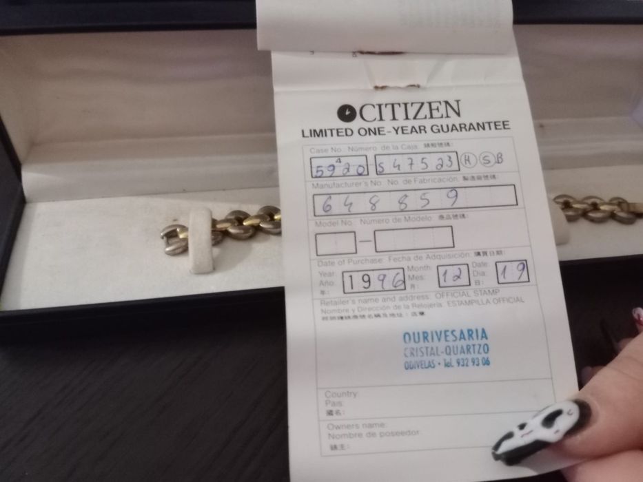 Relógio Citizen senhora