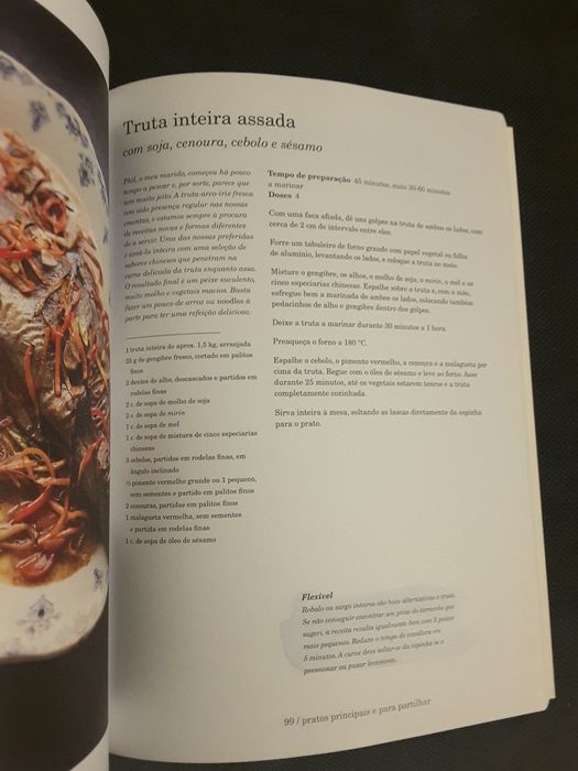 Vegetariano com Peixe / Cozinha de Chefe