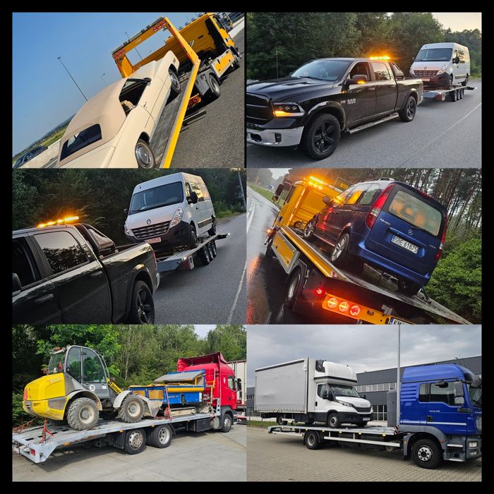 Pomoc Drogowa 24/7 *Skup Aut *Autolaweta Laweta Holowanie Transport