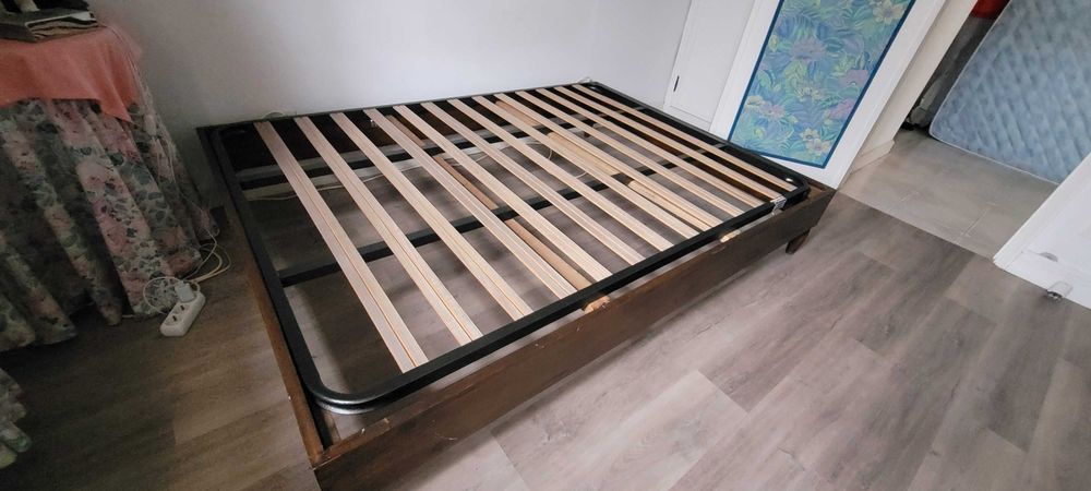 estrado cama mais colchão