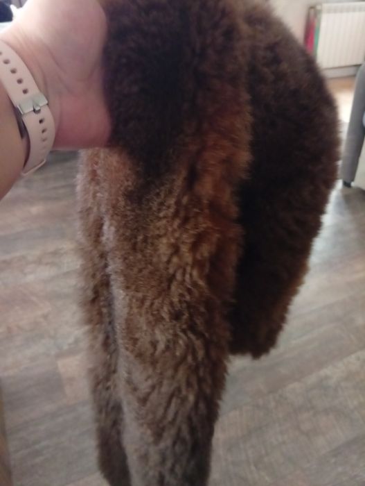 Kaptur z naturalnego futra