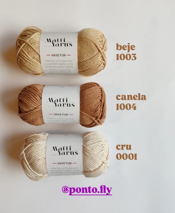 HAVE FUN novelos de algodão