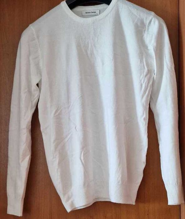 Sweter biały Belman Design rozm. L