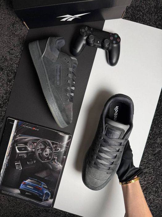 Чоловічі кросівки рібок Reebok Club C Dark Grey [41,42,43,44,45,46]