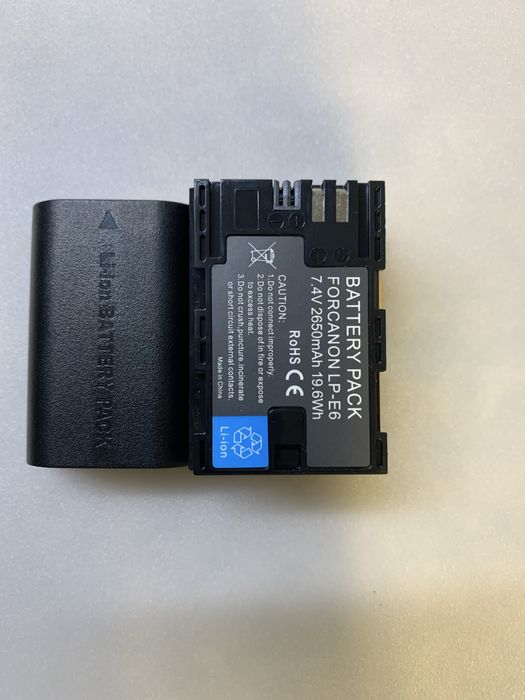 Комплект літіевих акумуляторів для фотоапарата CANON LP-E6