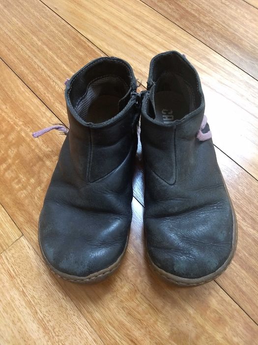 Sapato bota Camper Peu para Menina em azul marinho