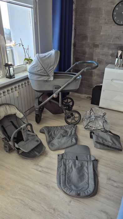 Wózek 2w1 Roan Bloom + Fotelik Avionaut Pixel Pro