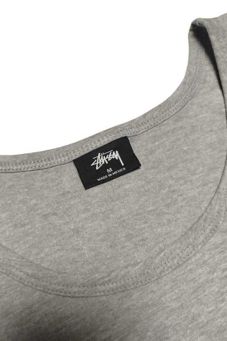 Vintage Rare Y2K Stussy 8 Black Bill Tank Top Sleveless  Koszulka M