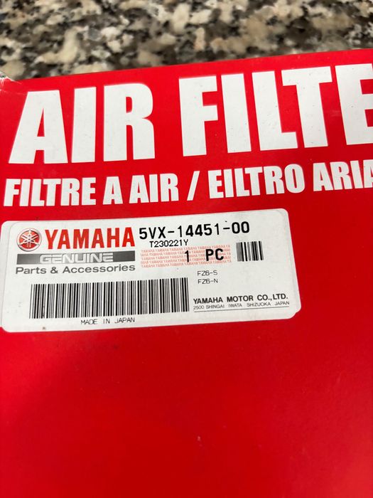 Filtro de ar original Yamaha FZ6/Fazer