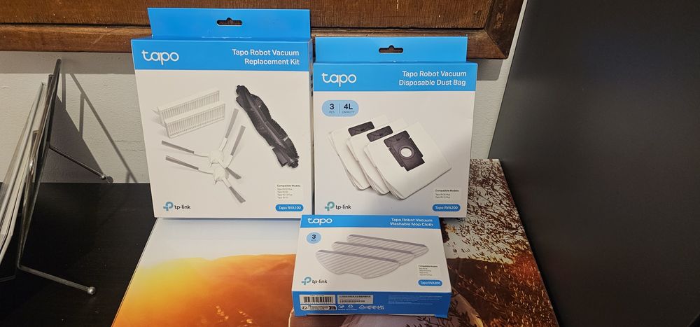 Acessórios (Rv100, Rv200, Rv300) para aspirador robot Tapo Rv10 / Rv30