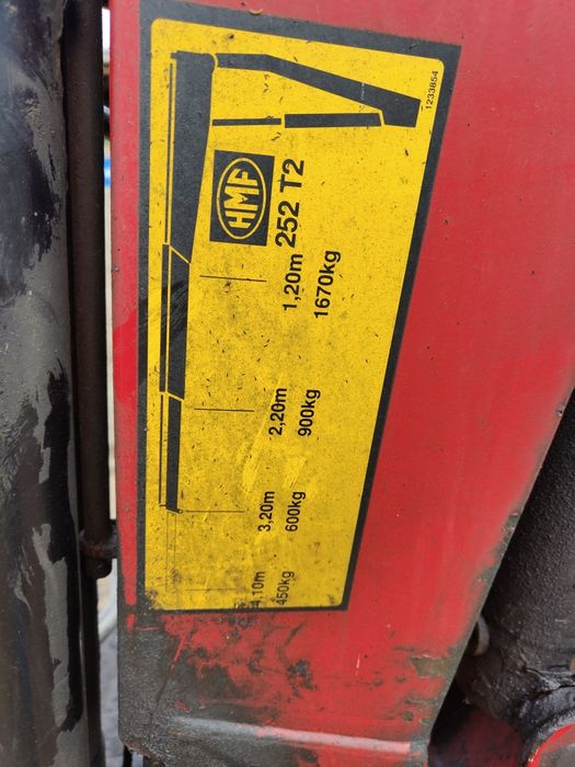 Hds żuraw HMF handy  250   1670kg udźwig
