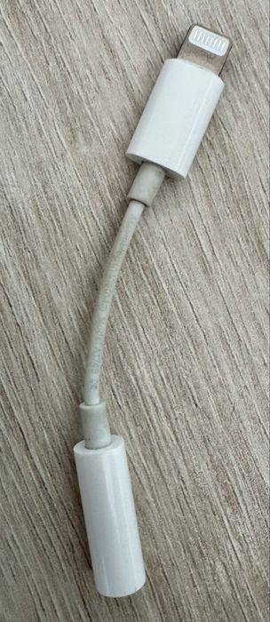 Orginalny  Adapter Przejsciowka Apple MMX62ZM/A Iphone Lightning - JACK 3,5