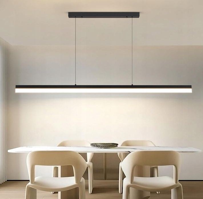 Mikeru 120 Cm Ściemniana, Nowoczesna Lampa Wisząca Led 48W