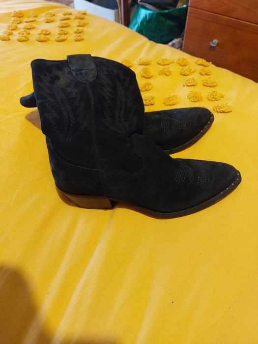 Botas pele preto