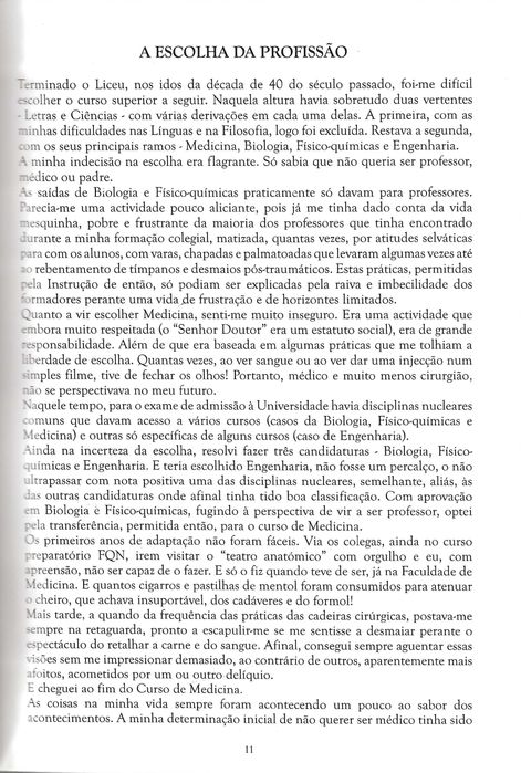 Histórias e Factos Na Vida De Um Clínico