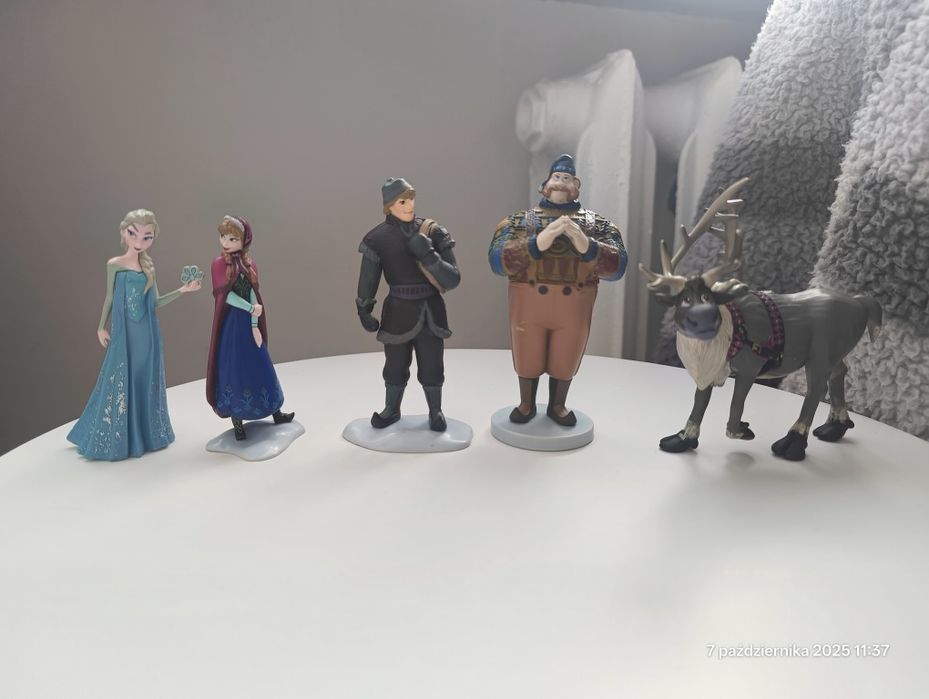 Figurki z krainy Lodu, Elza, Anna, Chris, Sven