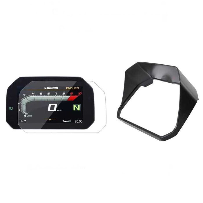 BMW TFT Screen Protector Film and Sun Shade for R1250GS, F900R, S1000R, and 1000XR Motorcycles