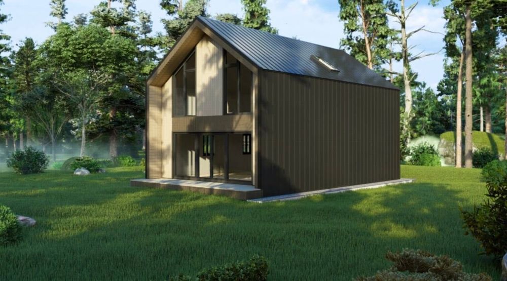 Стильний барнхаус 160 м² у курортній Поляна: 2 поверхи, панорамні краєвиди, теплий дім, поруч уся інфраструктура