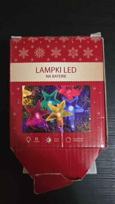 Nowe lampki Led na baterie gwiazdki
