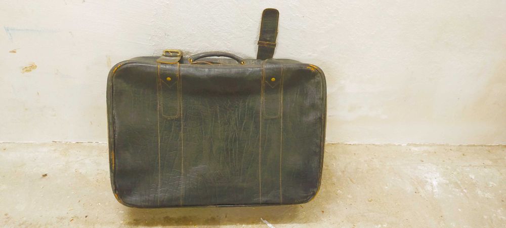 Torba skórzana stara 2 sztuki