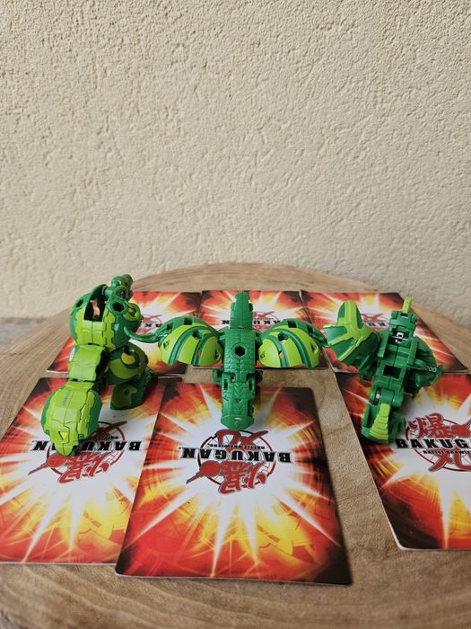 Bakugan Ventus Collection Lot Trox Ultra, Harperion & Dragonoid