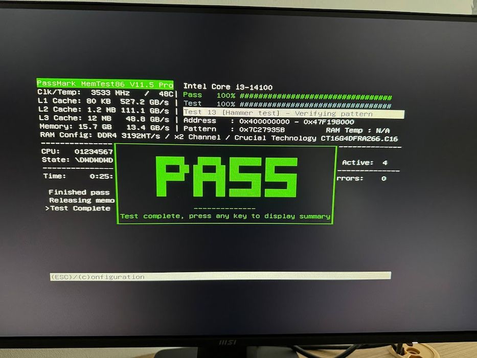 Оперативна пам'ять Crucial DDR4 DIMM 16GB 2666MHz (CT16G4DFRA266)