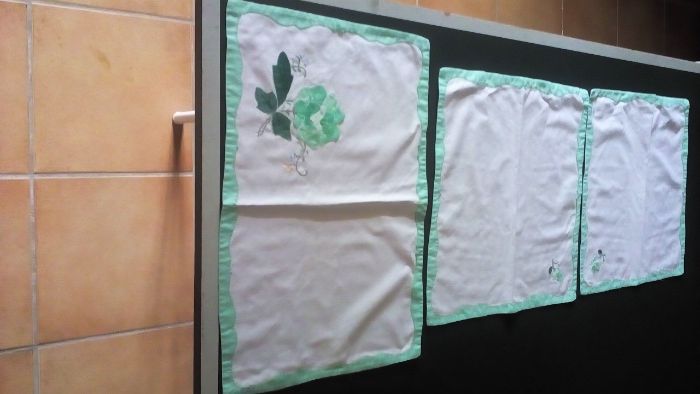 Panos de cozinha e naprons diversos