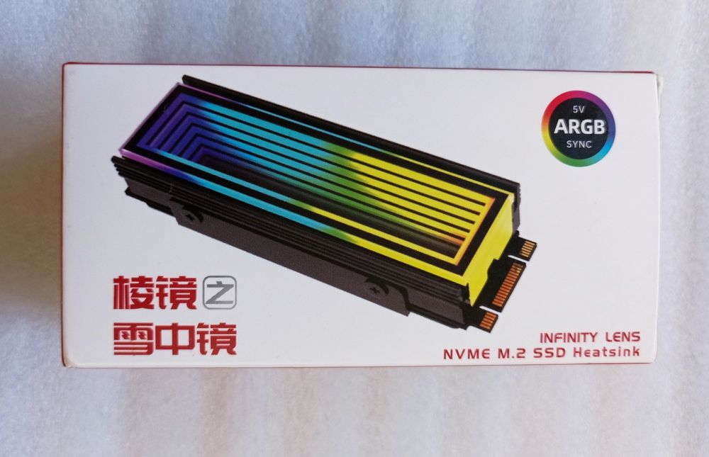 Новый Argb радиатор для nvme ssd
