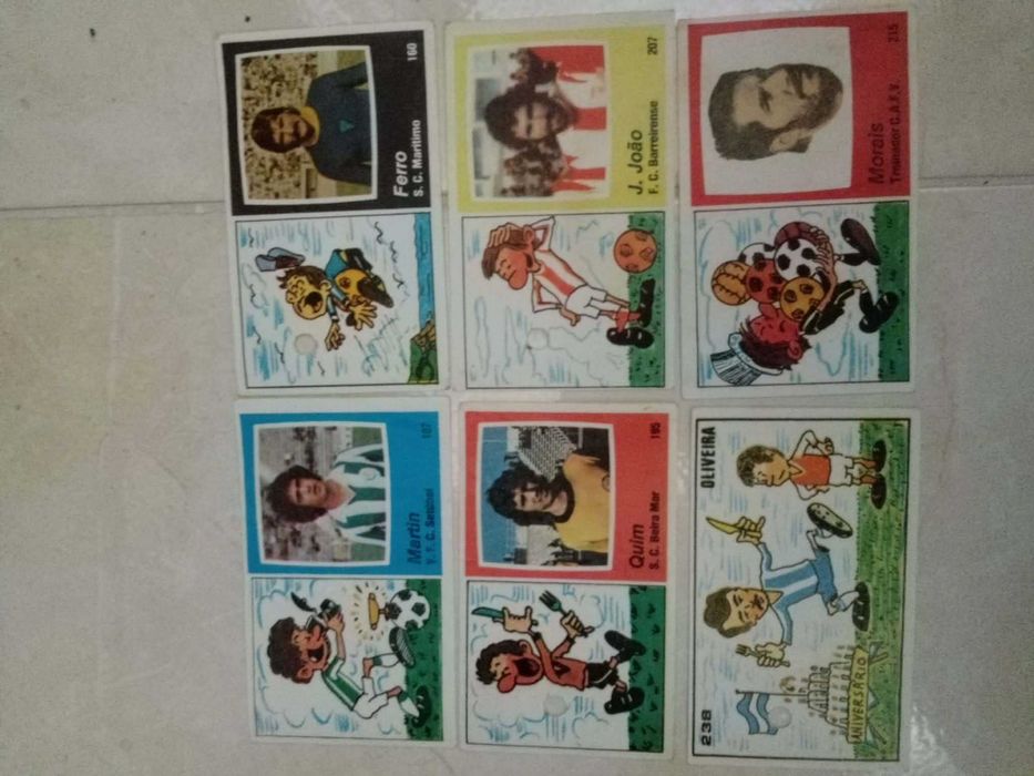 cromos de futebol antigos